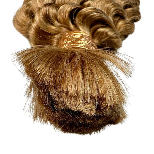Honey Blonde Deep Wave Bulk Human Hair Extensions
