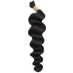 Loose Wave Bulk Human Hair Extensions