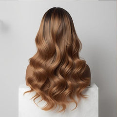 Balayage Long Wavy Wig – Natural Blend & Stylish Waves