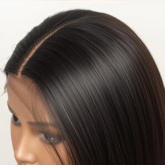 Blunt Bob Lace Front Wig – Chic, Pre-Cut & Effortless Style