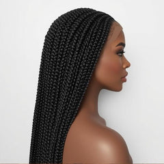 Classic Box Braids Wig – Timeless, Protective & Stylish