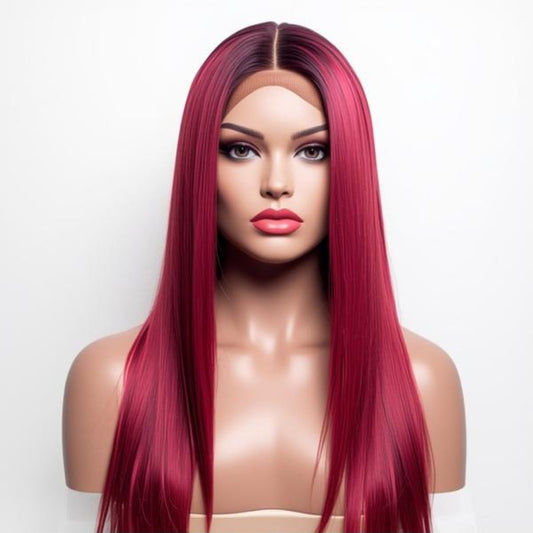 Colored Straight Wig – Bold, Vibrant & Sleek Style