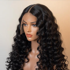 Deep Wave Lace Wig – Voluminous, Bouncy & Natural Flow
