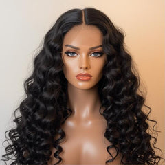Deep Wave Lace Wig – Voluminous, Bouncy & Natural Flow