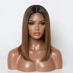 Shoulder-Length Straight Wig – Sleek, Lightweight & Everyday Style