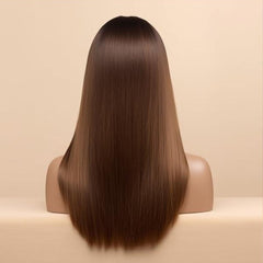 Silky Straight Wig – Smooth, Sleek & Natural Shine