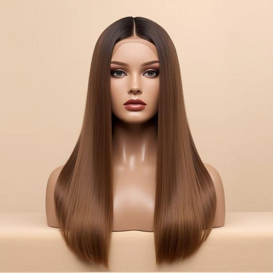 Silky Straight Wig – Smooth, Sleek & Natural Shine