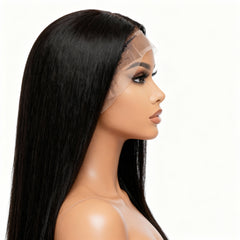 Kinky Straight / Yaki Wig – Natural Blow-Out Texture & Stylish Finish