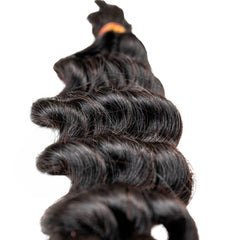 Raw Vietnamese Wavy Bulk Human Hair Extensions