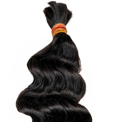 Raw Vietnamese Wavy Bulk Human Hair Extensions