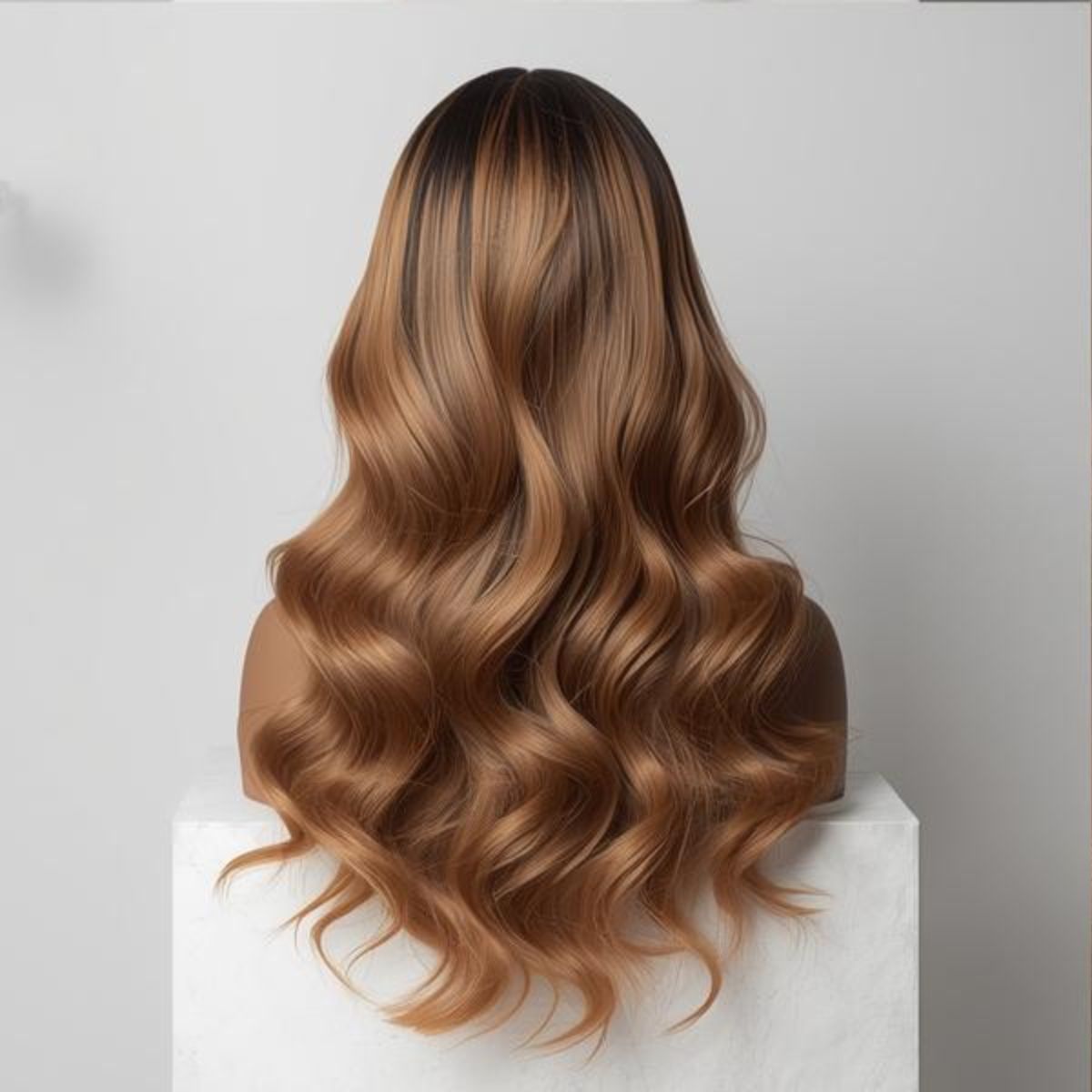 Balayage Long Wavy Wig – Natural Blend & Stylish Waves
