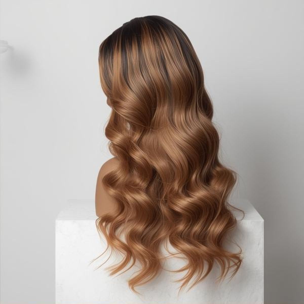 Balayage Long Wavy Wig – Natural Blend & Stylish Waves