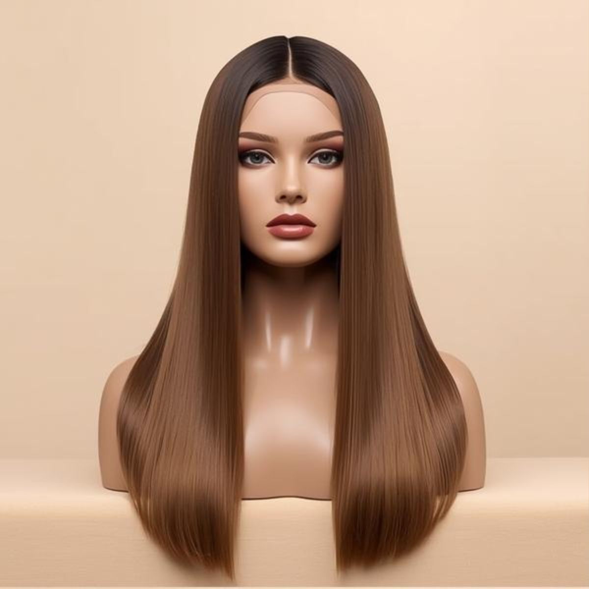 Silky Straight Wig – Smooth, Sleek & Natural Shine