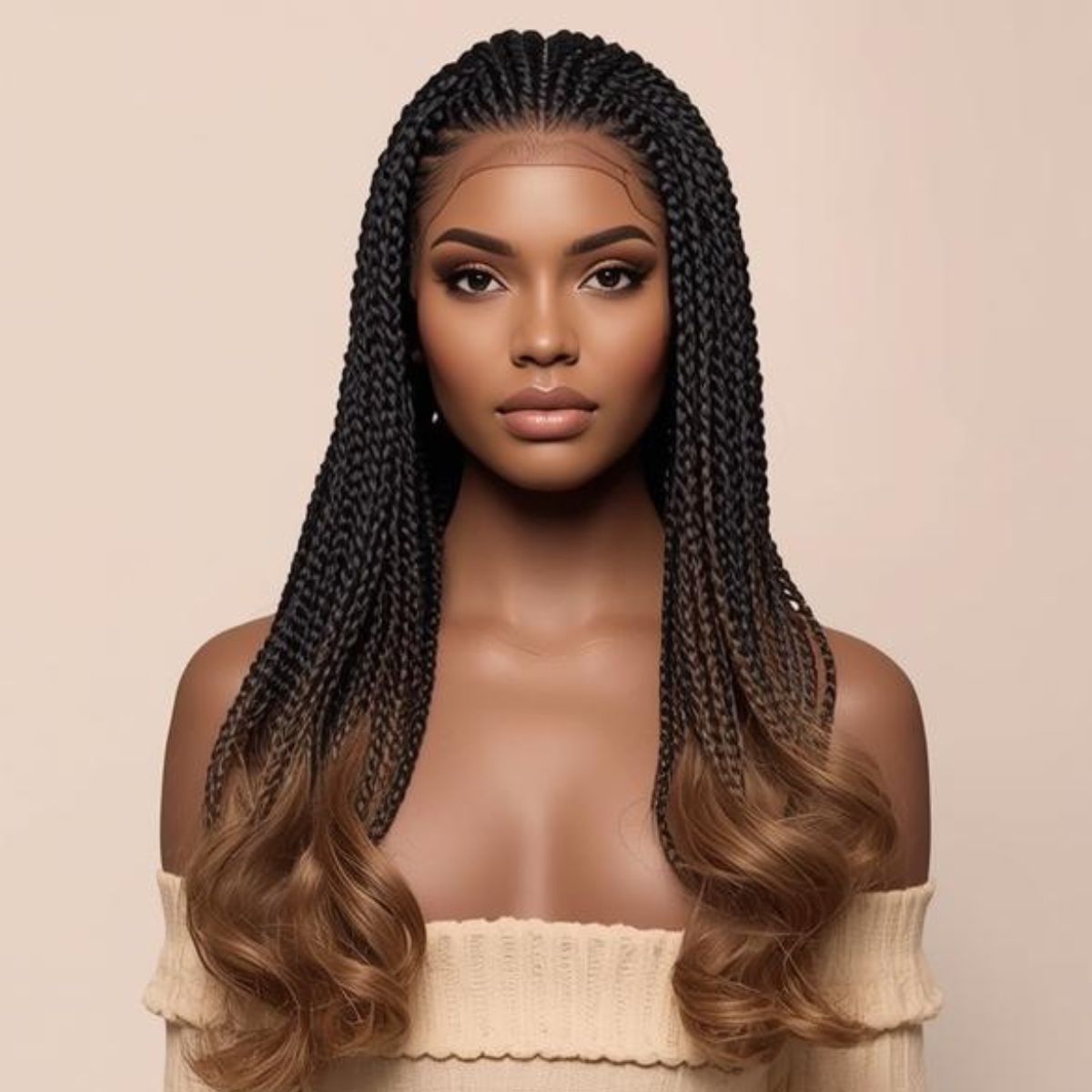 Twist Braids Wig – Elegant, Protective & Easy-to-Wear