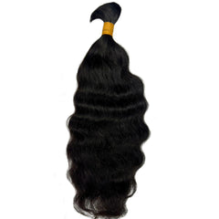 Raw Indian Curly Bulk Human Hair Extensions