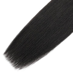 Yaki Straight Bulk Human Hair Extensions
